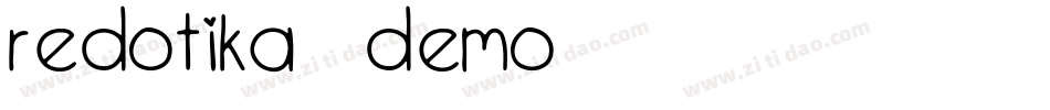 Redotika (DEMO)字体转换